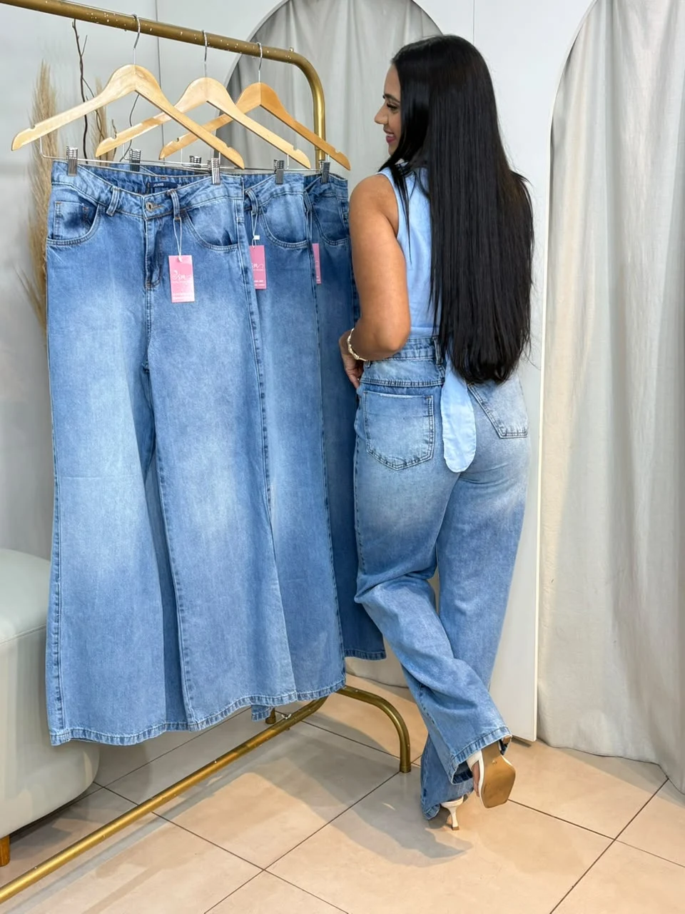 Wide Leg Jeans Premium — foto 2